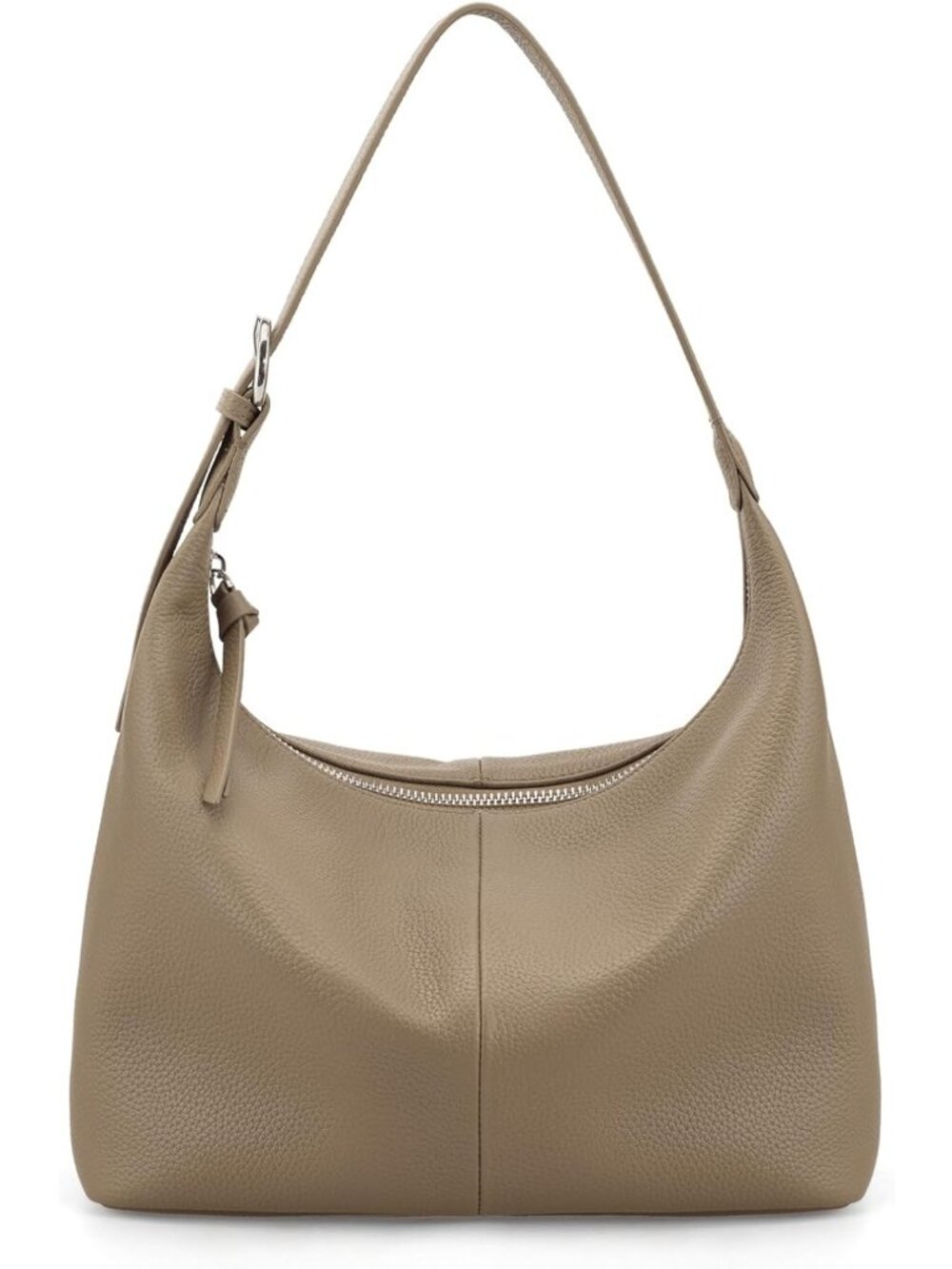 Stylish Genuine Leather Slouchy Hobo Bag for Women | Versatile Work Shoulder